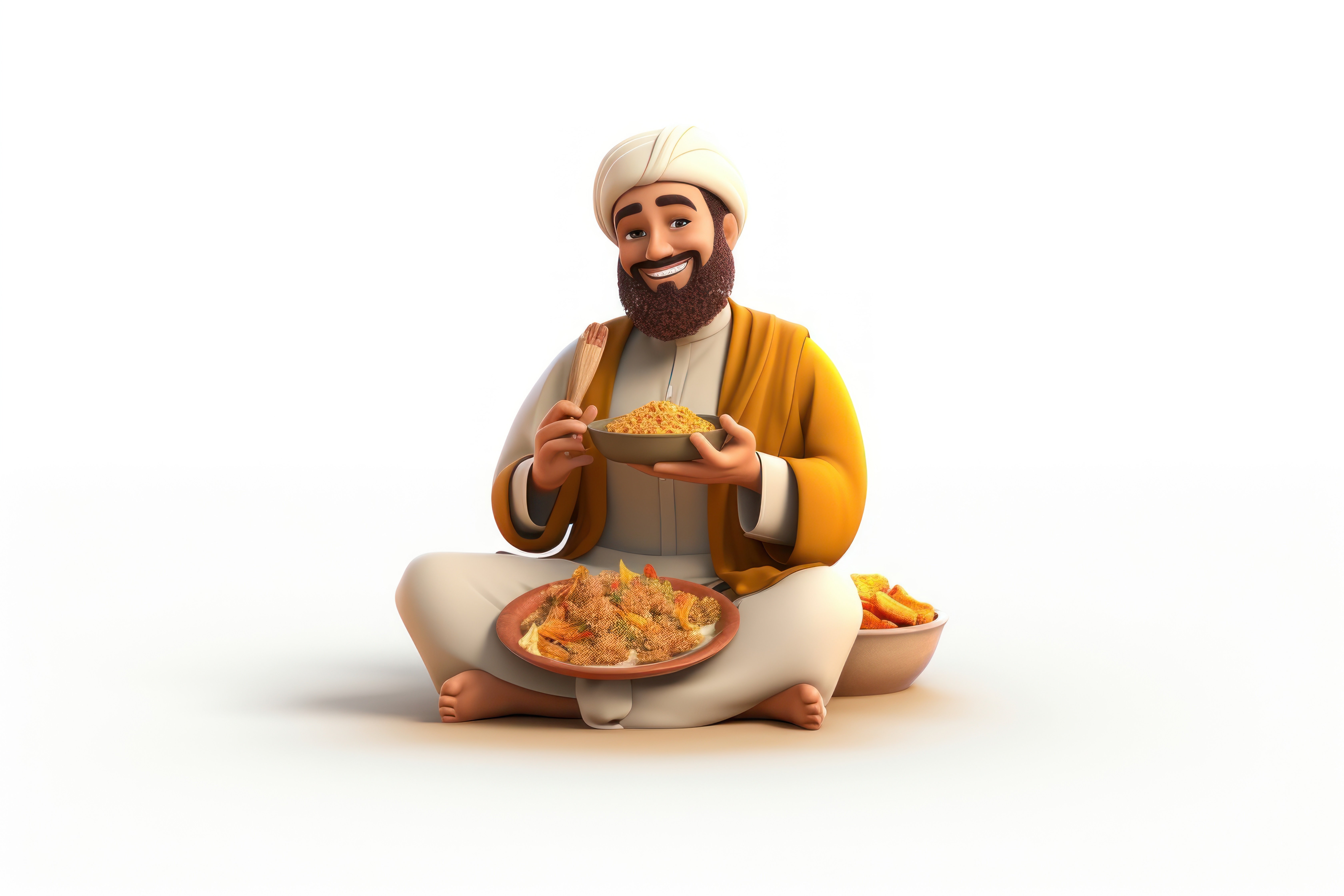 eating adult food man.